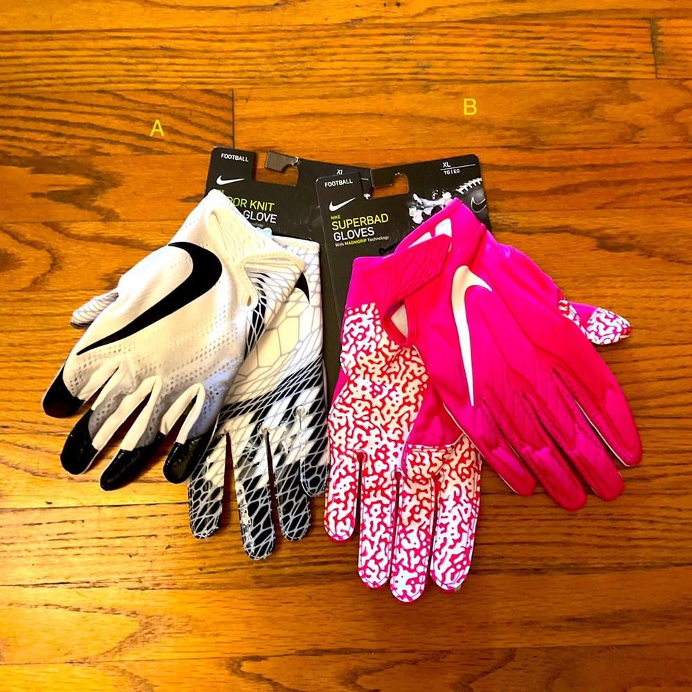 Football Gloves Asst Nike & Adidas XL